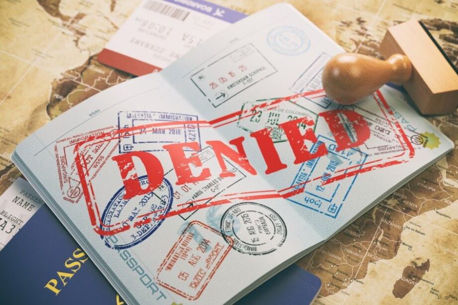 pasaporte rechazado